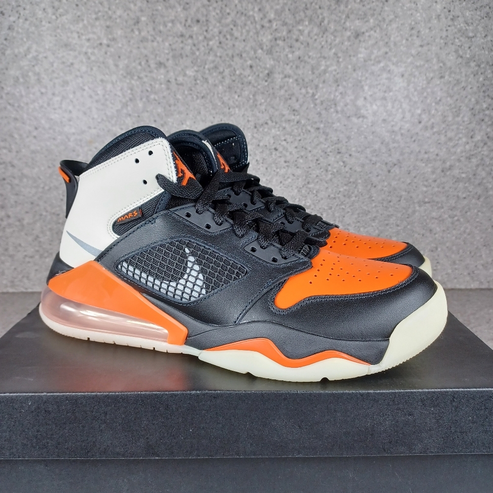 Nike Air Jordan Mars 270 Orange Black Sneakers Shoes
